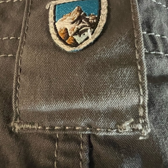 KUHL WOMEN’S OUTDOOR ADVENTURE SHORTS ARMY GREEN SIZE 14 - Picture 10 of 10